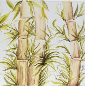Bambous,Acrylique, 60x60, 2016