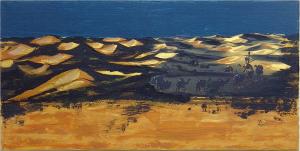 Sahara,Collage et acrylique, 60x30, 2007